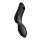 Подвійний вібратор із вакуумною стимуляцією SATISFYER CURVY TRINITY 2 чорний