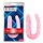 Фалоімітатор подвійний Chisa Hi-Rubber 13 Inch Dildo, рожевий