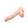 Фалоімітатор реалістичний Chisa Ballsy Super Cock 8.3 з мошонкою, на присосці, бежевий