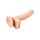 Фалоімітатор реалістичний Chisa Ballsy Super Cock 8.3 з мошонкою, на присосці, бежевий