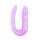 Фалоімітатор подвійний Chisa Hi-Rubber 13 Inch Dildo, фіолетовий