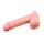 Фалоімітатор на присосці Chisa Ballsy Super Cock  7.7 з яєчками, бежевий