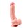 Фалоімітатор з яйцями на присосці Chisa Ballsy Super Cock 9, тілесний