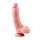Фалоімітатор з яйцями на присосці Chisa Ballsy Super Cock 9, тілесний