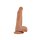 Фалоімітатор реалістичний із мошонкою Chisa T-skin Real Dick Beats тілесний, 18 см.