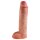 Фаллопротез великий Pipedream King Cock (страпон порожнистий), реалістичний, 28 см