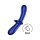 Фалоімітатор подвійний зі скла Satisfyer Double Crystal, синій