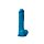 Фалоімітатор силікон NS Novelties COLOURS PLEASURES 7'' DILDO BLUE