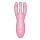 Гнучкий смарт-вібратор Satisfyer Threesome 4 Connect App рожевий