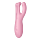 Гнучкий смарт-вібратор Satisfyer Threesome 4 Connect App рожевий