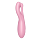 Гнучкий смарт-вібратор Satisfyer Threesome 4 Connect App рожевий