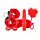 Набір секс-іграшок LoveBoxxx - I Love Red Couples Box