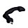 Масажер простати рельєфний Chisa Black Mont Avatar Dildo з вібрацією, чорний