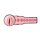 Мастурбатор вагіну в колбі Pink Lady Destroya Fleshlight, рельєфний, кібершкіра, бежевий