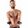 Чоловічі шкіряні наручники ZADO Fetish Leather Wrist Restraints чорні, S-L