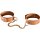 Наручники Bijoux Indiscrets MAZE - Wide Cuffs Brown, екошкіра, стильні браслети
