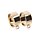 Наручники Slave Wrist Cuffs TABOOM, металеві, золотисті