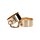 Наручники Slave Wrist Cuffs TABOOM, металеві, золотисті