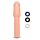 Насадка на пеніс Size-Up Penis Extender з 3 ерекційними кільцями в наборі, бежева