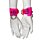 Наручники DS Fetish Handcuffs transparent, рожевий