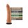 Реалістичний фалоімітатор, LOCK ON HEXANITE DILDO WITH