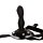 Страпон рельєфний Chisa R.G.B Sex Harntss 5.9" Rumpy-Pumpy Strap-on, чорний