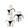 Трусики для страпону з 2 кільцями STRAPON BLACK PU HARNESS WITH TWO RINGS