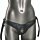 Трусики для страпону Universal Love Rider Platinum Harness, шкірозамінник, чорні
