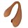 Вакуумний стимулятор для клітор Sweet Em Velvet Lure коричневий USB