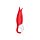 Вібратор у формі Квітки з м'якими пелюстками Satisfyer Vibes Power Flower, червоний