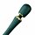 Вібратор мікрофон з насадками Zalo Kyro Wand Turquoise Green