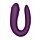 Вібромасажер для пар Satisfyer Double Joy працює від програми, фіолетовий