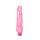 Вібромасажер з яскраво вираженою головкою Chisa Hi-Rubber Dildo на батарейках, рожевий