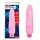 Вібромасажер з яскраво вираженою головкою Chisa Hi-Rubber Dildo на батарейках, рожевий
