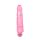 Вібромасажер з яскраво вираженою головкою Chisa Hi-Rubber Dildo на батарейках, рожевий