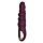 Класичний вібратор рельєфний Dream Toys ESSENTIALS Ripped Power Vibe, фіолетовий