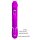 Водонепроникний вібратор-кролик з рухомим язиком Twinkled 