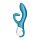 Вібратор кролик Satisfyer Embrace Me з потрійним відростком для стимуляції клітора, блакитний