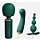 Вібратор-мікрофон Qingnan No.5 Powerful Mini Wand Massager, зелений