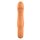 Вібратор ребристий Dream Toys Glam Flexible Ribbed Vibe, помаранчевий