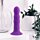 Вібратор рельєфний Adrien Lastic Hitsens 3 на присосці, фіолетовий