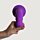 Вібратор рельєфний Adrien Lastic Hitsens 3 на присосці, фіолетовий