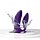 Інноваційний смарт-вібратор We Vibe Sync 2 Purple для пари, фіолетовий